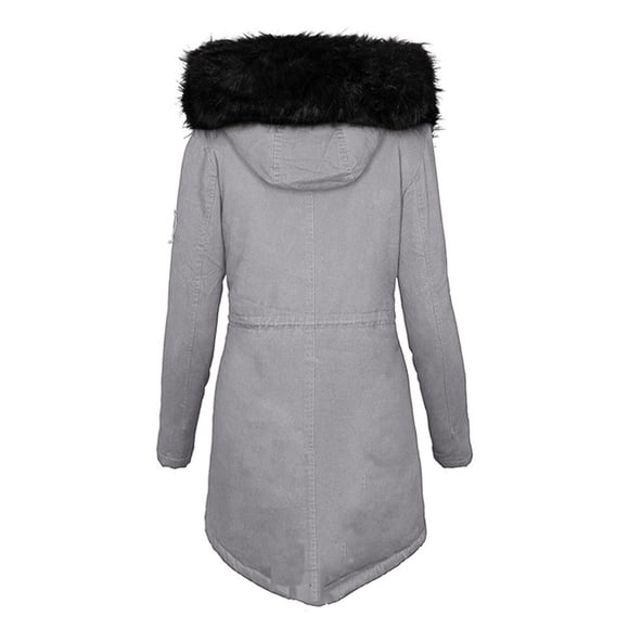 2025 Coat Women Solid Thicker Women's Jackets Overcoat Casual Winter Slim Thick Warm Fleece Women's Coat Heavy Jackets for Women Zip Up Fleece Women Face Jacket