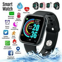 VONTER Waterproof Bluetooth Smart Watch Sport Activity Tracker Blood Pressure Heart Rate Monitor Mate For iphone IOS Android Samsung LG,Black