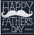 thumbnail image 2 of Happy Father's Day Dad Mustache Men's Graphic T Shirt Tees Brisco Brands L, 2 of 5