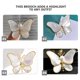 thumbnail image 4 of Broche de mariposa con perla, broche decorativo, alfileres de joyería de mariposa para vestidos, ropa, mochilas, sombreros, decoraciones, 4 of 8