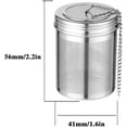 thumbnail image 2 of Tea Infuser, Tea Infusers for Loose Tea Stainless Steel Tea Strainer, Loose Leaf Tea Steeper with Extended Chain Hook for Brew Tea, Spices and Seasonings (Tea Infuser), 2 of 6
