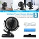 thumbnail image 4 of Ventilador pequeño recargable - Negro profundo Xemadio 220111-1, 4 of 9