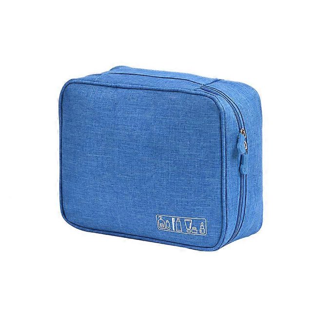 Bolsas de almacenamiento portátiles para artículos de tocador para mujeres al aire libre, estuche organizador para cosméticos, maquillaje, viaje, con cremallera, accesorios para maletas, suministros