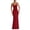 A369 Red, variant on Mifsaly Womens Halter Neck Bodycon Dresses Maxi Mesh Patchwork Party Club Dress Sleeveless Elegant Going Out Date Evening Gowns S