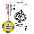 thumbnail image 5 of Playzaic 13.5-gram Showdown Poker Chips (50-pack) Heavy Clay Composite Set ($2 Lt. Green), 5 of 6