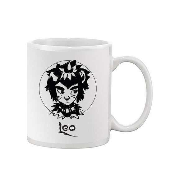 Female Zodiac Sign Leo. Mug -Image by Shutterstock,