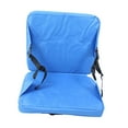 thumbnail image 5 of Stadium Seat Cushion Folding Seat Mat Padded Camping Seat with Backrest Support for Outdoor Events Sports Concerts, 5 of 9