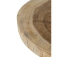 thumbnail image 3 of East at Main Merrill Brown Round Teakwood Accent Table, 3 of 3