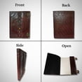 thumbnail image 5 of Madosh, Genuine Leather Dairy Seven Chakra Stone Embossed Vintage Large Sketchbook Notebook Leather Bound Brown Journal, 5 of 5