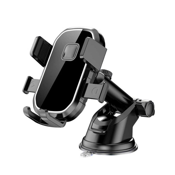 Bearachild Soporte para teléfono para automóvil Soporte para soporte con ventosa 360 ° Rotación ajustable Manos libres Tablero Accesorio para teléfono Teléfono y Comunicación ventosa /Negro