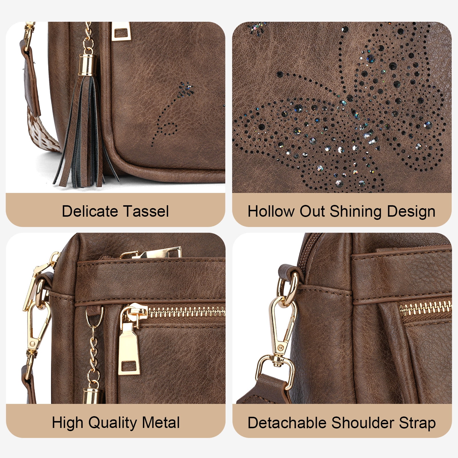 【Meaningful Gift Keepsake】APHISON Fashion Small Crossbody Bags for Women Shoulder Bag, Ladies Classic Handbags Cute Shoulder Bag Clutch Handbag