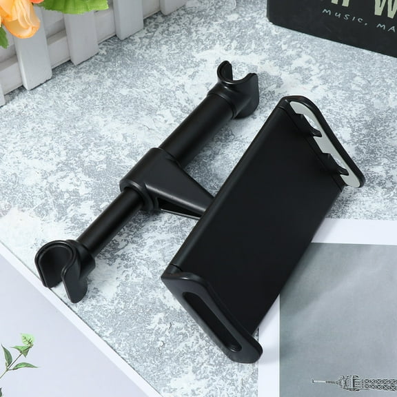 MLINS  Car Rear Phone Stand Back Seat Holder Magnetic Rotating Black