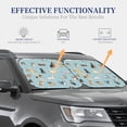 thumbnail image 4 of Wukai Dog Pets Car Front Windshield Sun Shade,Sun Visor Shield Block Automotive Interior Protector Blocks UV Rays-Large, 4 of 6