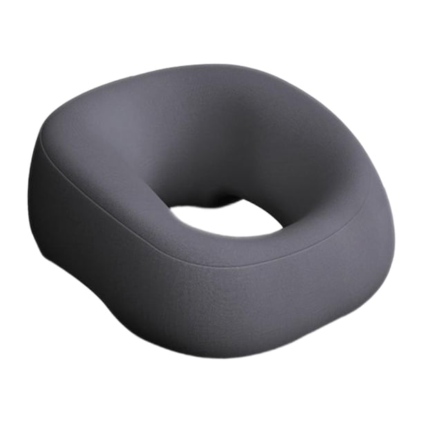 Almohada boca abajo para dormir, multiusos, cómoda, de espuma viscoelástica, para masajes en casa, para salones de belleza, vuelos de avión, papá y Gris oscuro