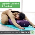 thumbnail image 3 of Gaiam - 05-62335 Cojín de yoga rectangular, negro, 3 of 8