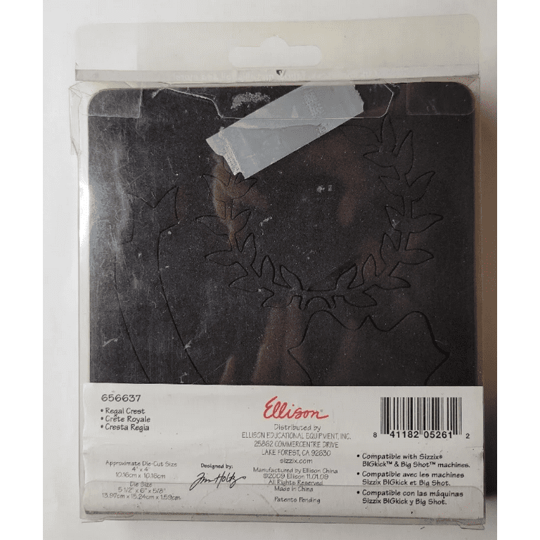 Sizzix Tim Holtz Alterations Collection Bigz Die Regal Crest