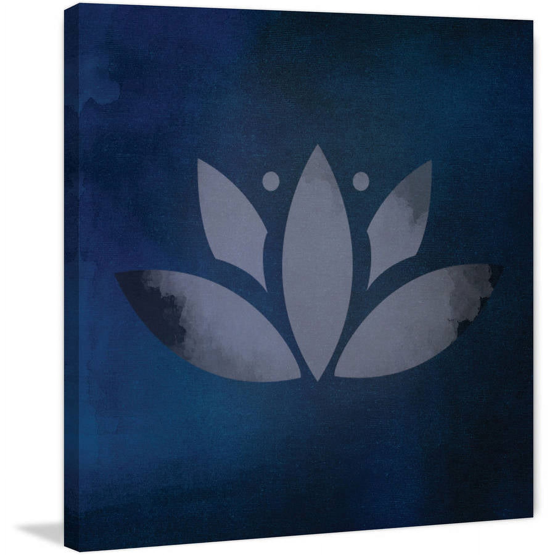 "Lotus Leaf" Painting Print on Wrapped Canvas