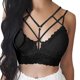 thumbnail image 1 of Gibobby Lencería sexy para mujer Día de San Valentín Mujeres Tallas grandes Chaleco Crop Sujetador inalámbrico Lencería Sexy Cuello en V Ropa interior Camisola(Negro, M), 1 of 5