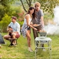 thumbnail image 2 of RedSwing Portable Charcoal Grills, Folding Heavy Duty Small Tabletop BBQ Grill, Easy to Carry Outdoor Camping Grill for Tailgating Backpacking Hiking Picnic Hiking Cooking, 2 of 7