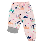 Jan & Jul Cozy-Dry Kids Girls Rain & Snow Pants (Fleece Lined) - (Dreamscape - Size 3T)