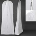 thumbnail image 3 of Long Wedding Dress Bag Cover Evening Dress Dust Cover Bridal Garment Storage Bag Nonwoven Wedding Dress Dust Cover, 3 of 5