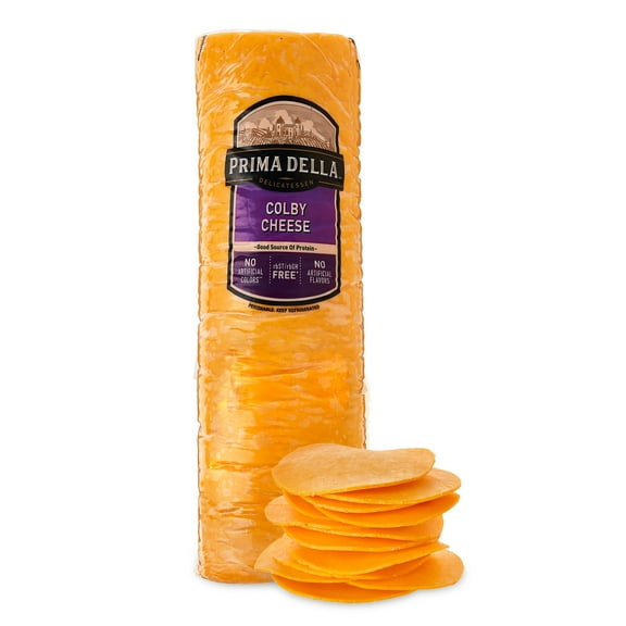 Prima Della Colby Cheese, Deli-Sliced (Refrigerated)