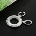 thumbnail image 5 of ONAPARTER Egg Peeler Eggs Potatoe Topper Cutter Eggshell Separator Stainless Steel Opener （Silver）, 5 of 6