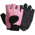 thumbnail image 4 of maskred 1 Pair Sports Gloves Outdoor Cycling Fishing Halffinger Summer Breathable Mitts Riding Protection Mittens Hand Protector Pink S 5Set, 4 of 6