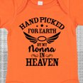 thumbnail image 4 of Inktastic Handpicked for Earth by My Nonna in Heaven with Angel Wings Boys or Girls Baby Bodysuit, 4 of 5