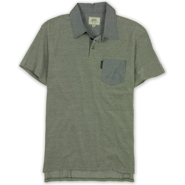 Polo de Rugby Ecko Unltd. con Bolsillo de Piqué para Hombre Verde Pequeño