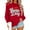 Red, variant on Arlun Sweatshirts for Women Fashion Game Day Letter Printed Basketball Graphic Sweatshirt Long Sleeve Loose Cozy Crewneck Pullover Tops Red XL