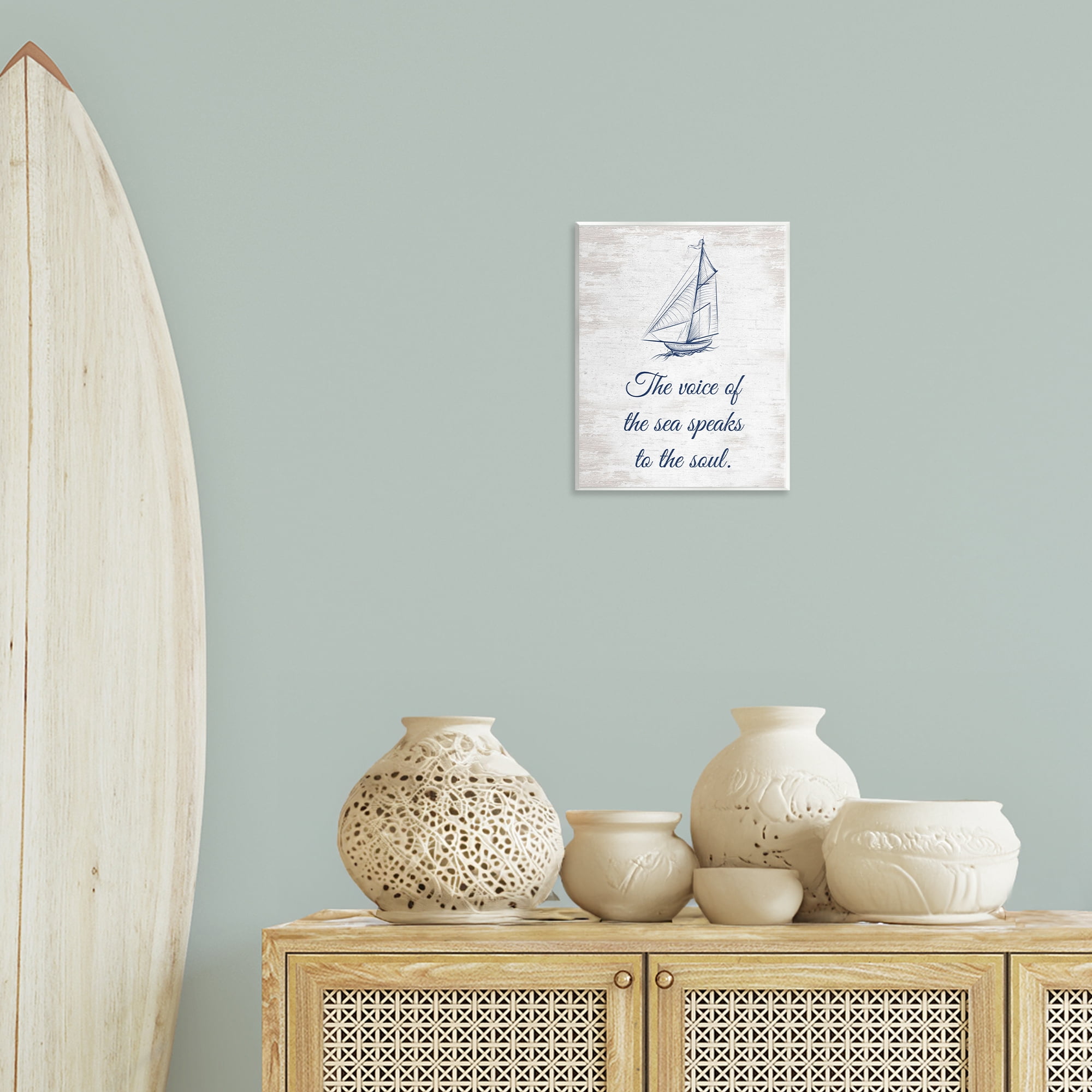 Stupell Industries Voice Of The Sea Transportation Painting Unframed Art Print Wall Art, 11 x 14