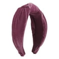 thumbnail image 3 of Womens Vintage Velvet Headband with Wide Top Knot Design Elegant Hair Hoop for Special Occasions, 3 of 7