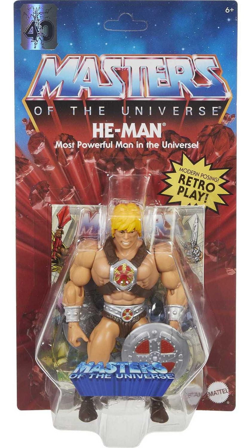 Masters of the Universe Origins 5.5-in He-Man Action Figure, Battle Figures for Storytelling Play and Display