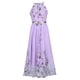 thumbnail image 5 of Vestido largo de cintura con lazo sin mangas de Harter con estampado informal de moda para mujer Fridja  hjkh1334, 5 of 8