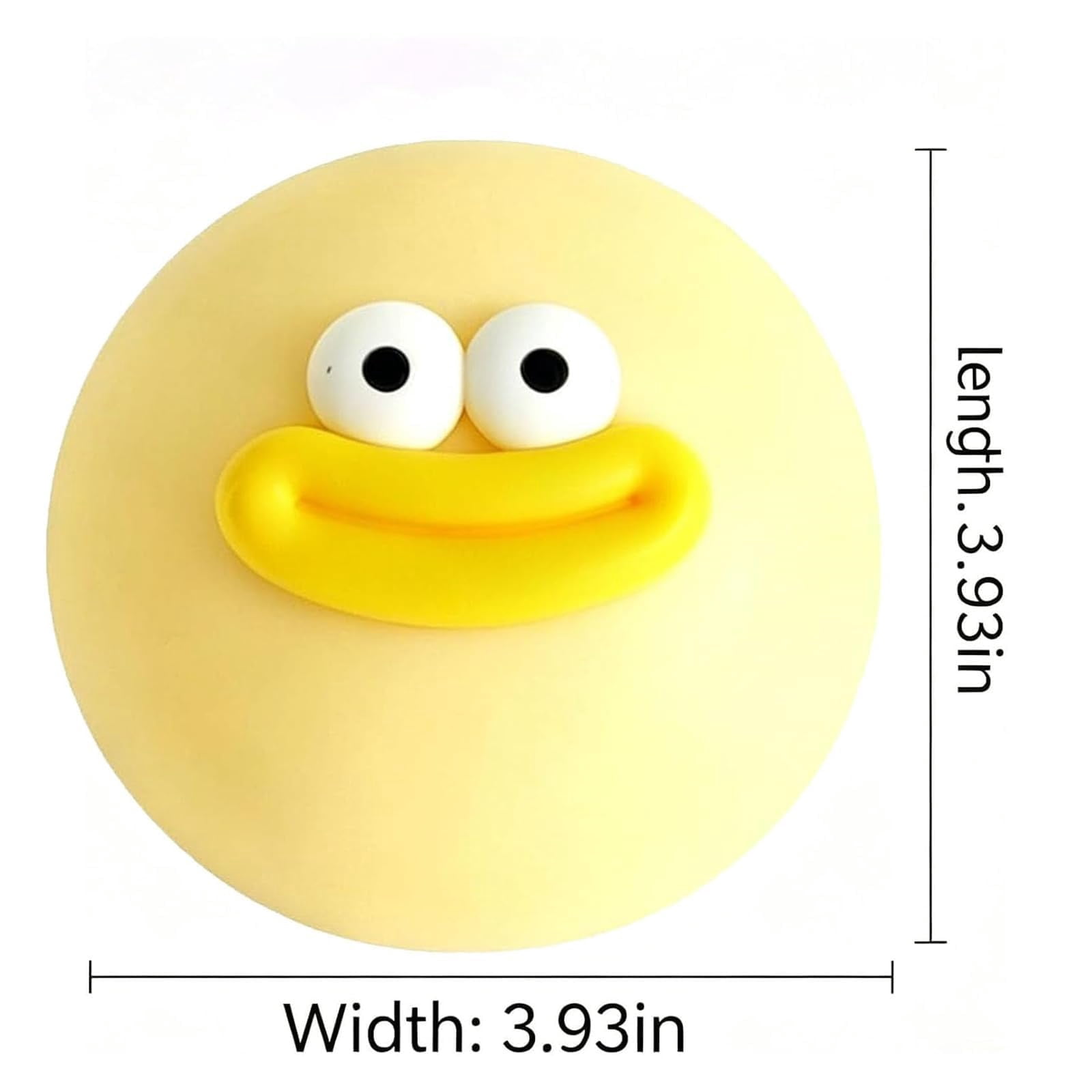 Smushers Duck Face Squishy, Interchangeable Faces Slow Rebound Squeeze Ball, Anxiety Relief Sensory Ball for Daily Stress Release (Blue)
