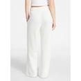 thumbnail image 3 of No Boundaries Soft Fleece Wide Leg Pants, 30” Inseam, 1 or 2-Pack, Women’s XXS-4X, 3 of 5