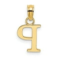thumbnail image 4 of Diamond2Deal 14K Pendentif Initiale Lettre P en Or Jaune pour Femmes, 4 of 6