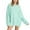 Mint Green, variant on Womens Plus Size Sweater Casual Solid Color Pullover Soft Comfortable Knit Top Everyday Wear Fall Winter Soft Warm Outfit