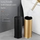 thumbnail image 2 of Bathroom Cleaning Set: Aluminum Toilet Brush and Holder for Floor Use, 2 of 5