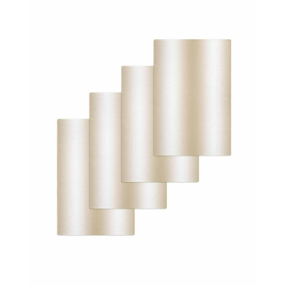 Beige White Ombre Kitchen Dish Towels for Drying Dishes Set of 4, Country Minimalist Abstract Gradient Waffle Weave Microfiber Terry Hand Tea Bathroom Towels Quick Dry & Absorbent Towel 15.7x23.6