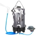 thumbnail image 1 of Sac de Douche de Camping Portable 12 L avec Pompe à Pied et Tuyau de Pomme de Douche pour le Camping, la Randonnée et le Backpacking, 1 of 8