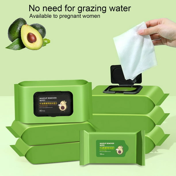 Grofry 1 Box Makeup Remover Wipes Disposable Extraction Type