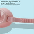 thumbnail image 6 of Big Frame Swim Goggles Swimming Glasses Adjustable Conjoined Earplugs Silicone Mirror Antifog For Kids Pc Lens, 6 of 9