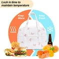 thumbnail image 3 of Soft Corduroy Lunch Box for Women,Insulated Lunch Bag with Shoulder Strap Handle Strap,Cute Corduroy Cooler Bags for Work,Picnic, 3 of 6