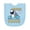 AE-Light Blue, variant on Inktastic Watch out I've Got My First Tooth Newborn Bib