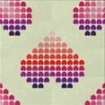 thumbnail image 1 of Ahgly Company Indoor Square Patterned Raspberry Purple Novelty Area Rugs, 4' Square, 1 of 6