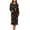Candy Canes, variant on Xmas Axolotl Zipper Bathrobes for Women Snowman Long Robes Plus Size XL Christmas Long Sleeve Robe Sleepwear Dress Soft Mid-Length Nightgown Cute Pink Dressing Gown Robe