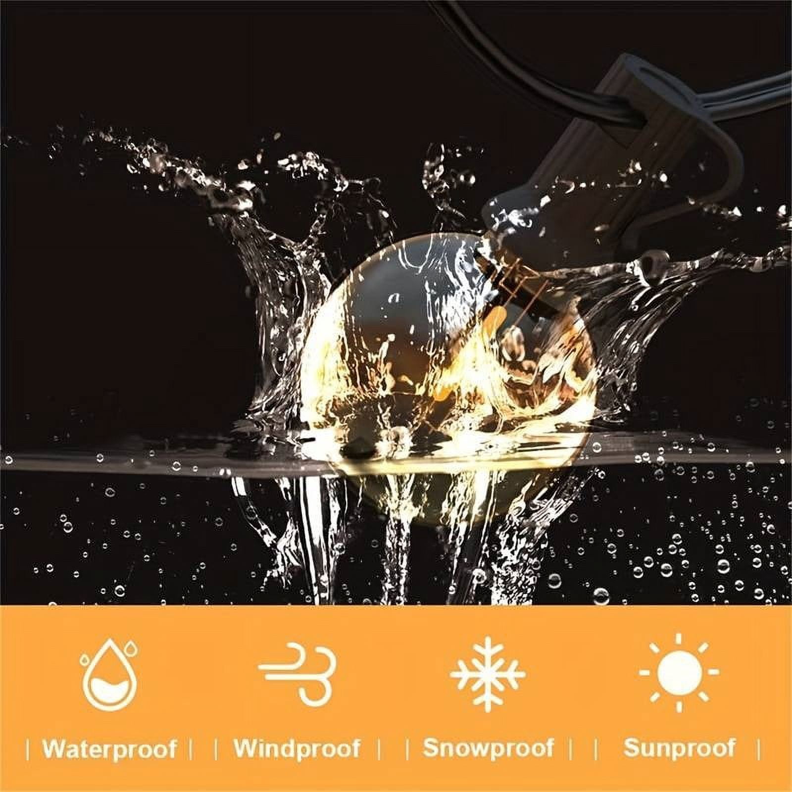 JESLED Indoor/Outdoor Waterproof LED Edison Bulbs String Lights