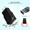 thumbnail image 6 of 2 in 1 Samsung Watch Charger 6.6FT/2M Galaxy Watch Charger Cable with 18W USB A Fast Charger Power Adapter Plug for Samsung Galaxy Watch 6/5/4/3/2/1, 6 of 7
